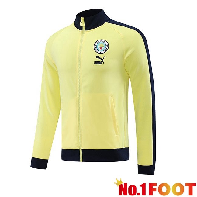 Manchester City Training Jacket Yellow 2023/2024