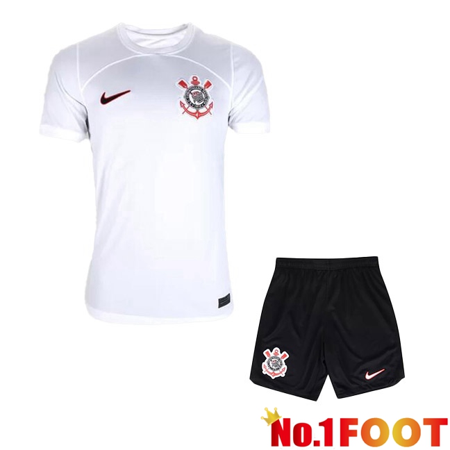 Corinthians Kids Football Jersey Home White 2023/2024