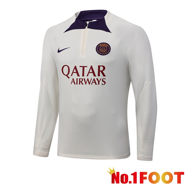 Paris PSG Training Sweatshirt White 2023/2024