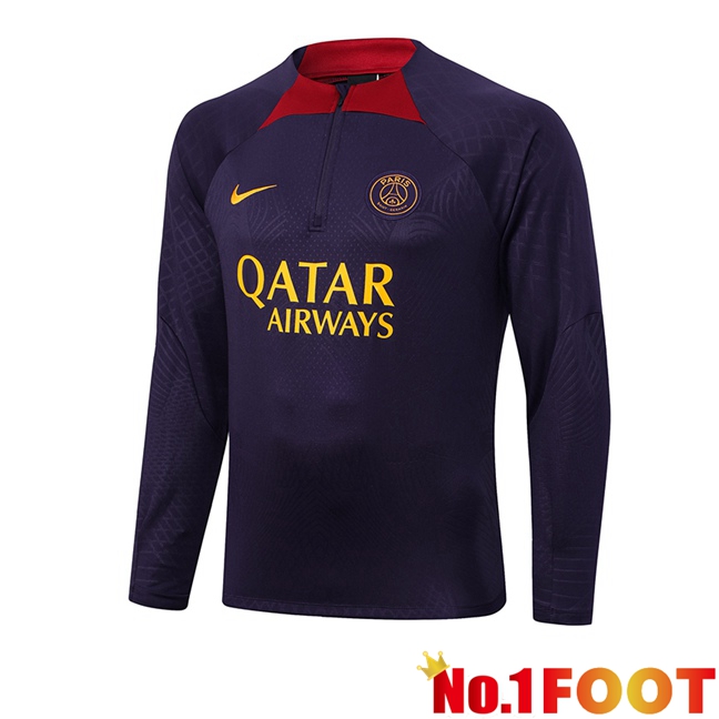 Paris PSG Training Sweatshirt Purple 2023/2024