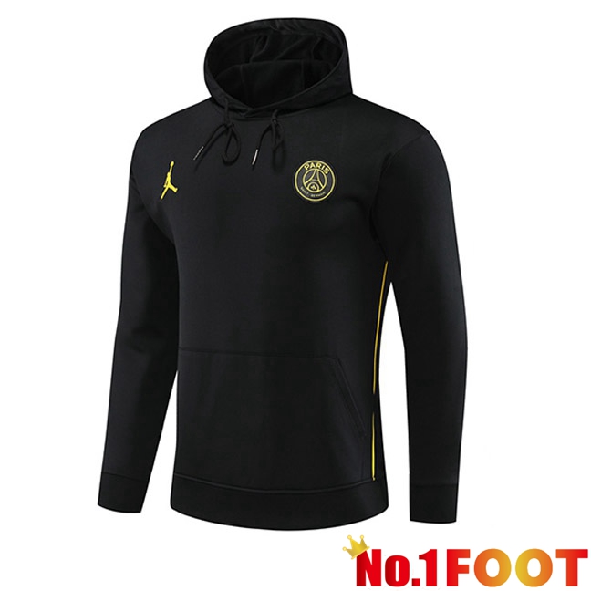 JORDAN Paris PSG Training Sweatshirt Hoodie Black 2023/2024