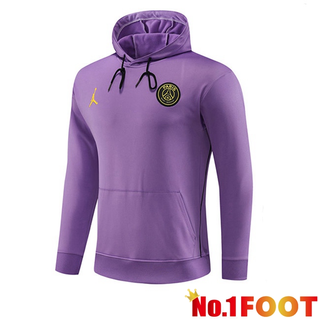 JORDAN Paris PSG Training Sweatshirt Hoodie Purple 2023/2024