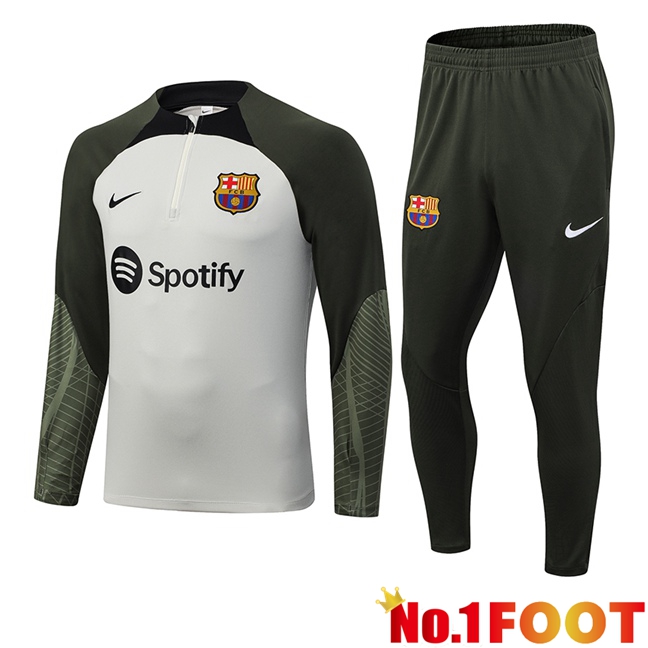 FC Barcelona Training Tracksuit Suit Grey 2023/2024