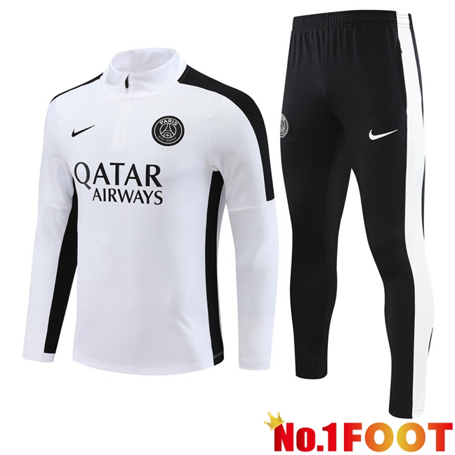 Paris PSG Training Tracksuit Suit White 2023/2024