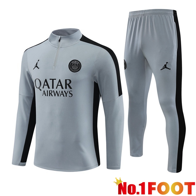 JORDAN Paris PSG Training Tracksuit Suit Grey 2023/2024