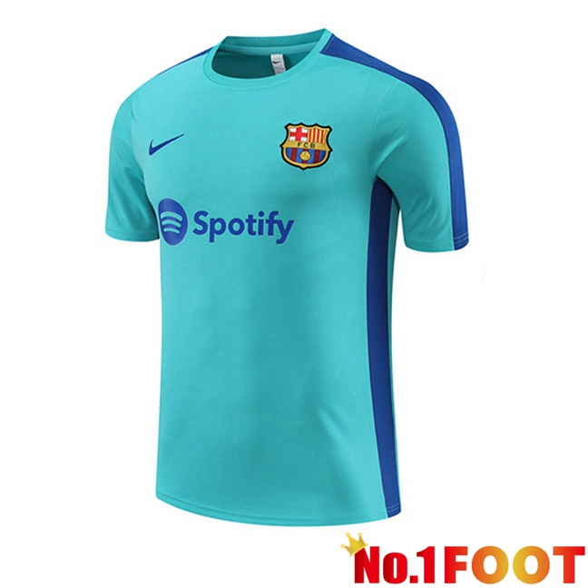 FC Barcelona Training T Shirt Cyan 2023/2024