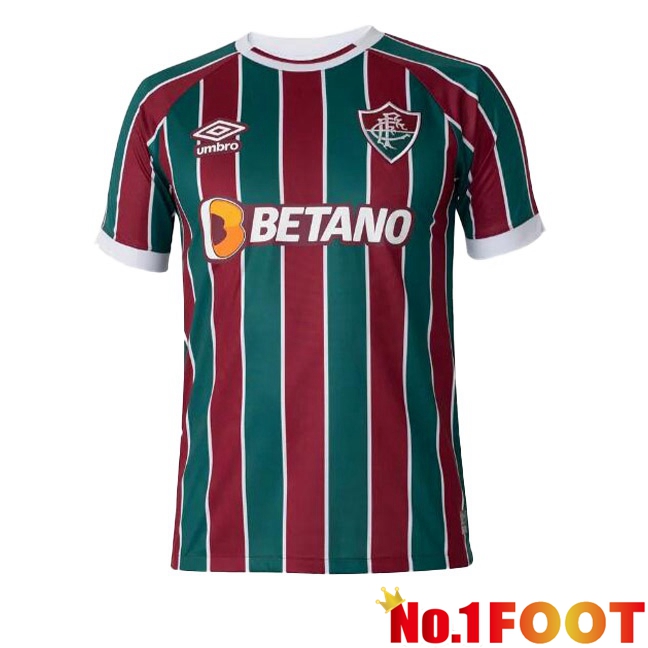 Fluminense Football Jersey Home Red Green 2023/2024