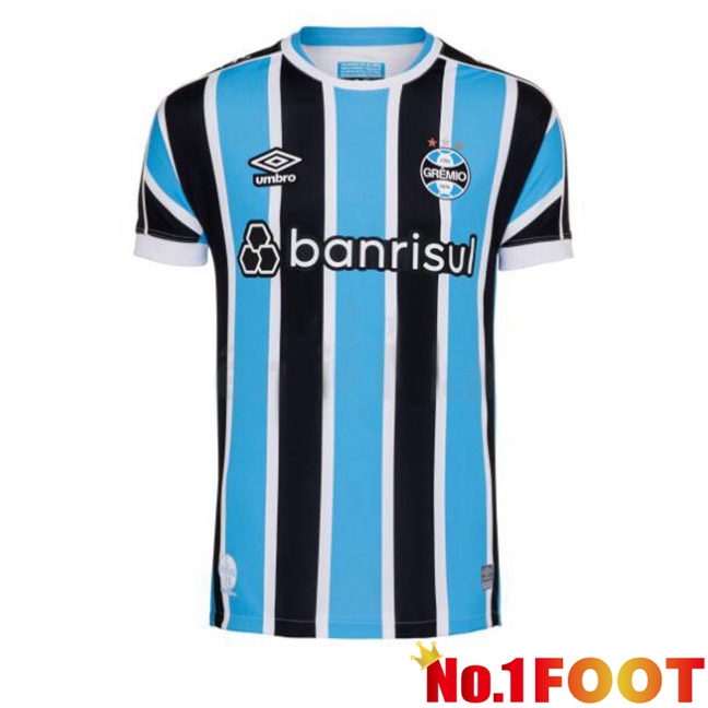 Gremio Football Jersey Home Black Blue 2023/2024