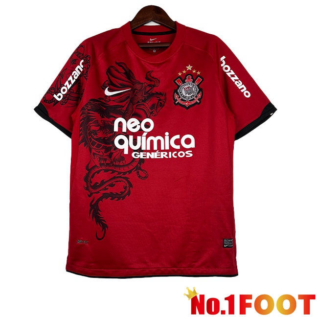 Corinthians Retro Football Jersey Third Red 2011-2012