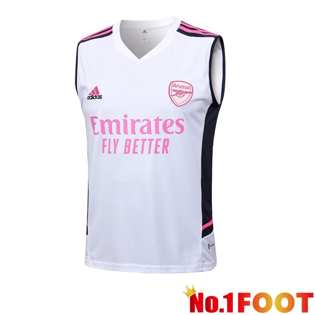 Arsenal Football Vest White 2023/2024