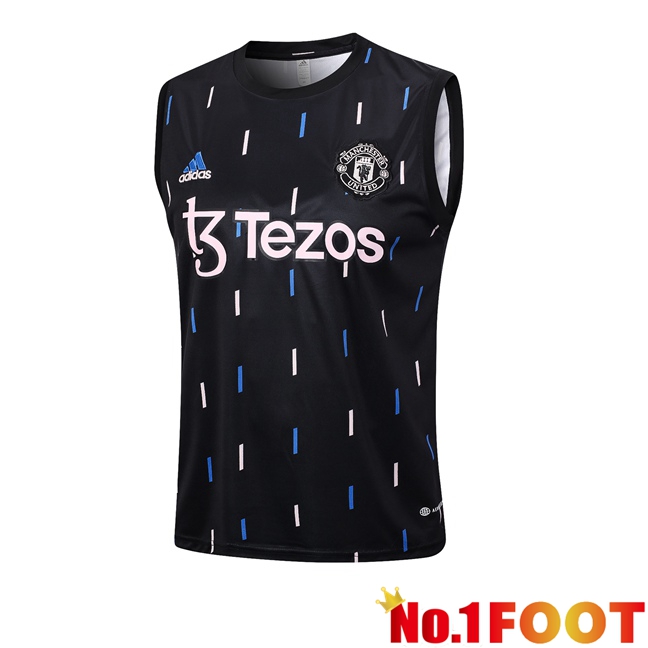 Manchester United Football Vest Black 2023/2024