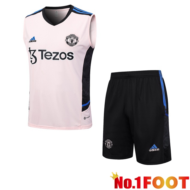 Manchester United Football Vest + Shorts Pink 2023/2024