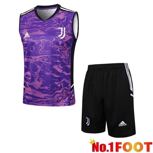 Juventus Football Vest + Shorts Purple 2023/2024