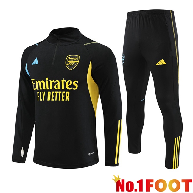 Arsenal Training Tracksuit Suit Black 2023/2024