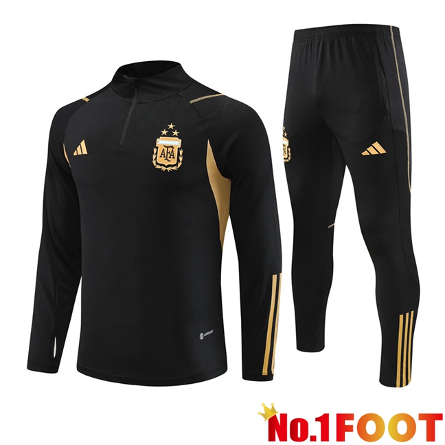 Argentina Training Tracksuit Suit Black 2023/2024