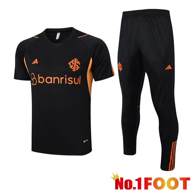 SC Internacional Training T Shirt + Pants Black 2023/2024