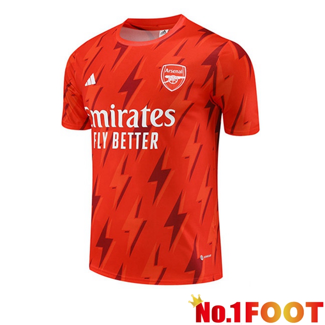 Arsenal Training T Shirt Orange 2023/2024