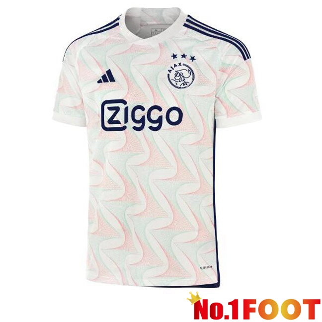 AFC Ajax Football Jersey Away White 2023/2024