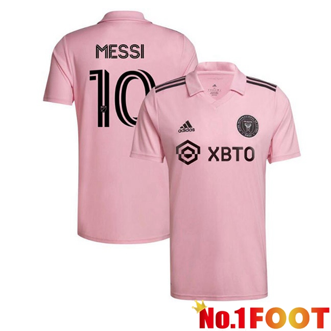 Inter Miami CF (MESSI 10) Football Jersey Home Pink 2023/2024