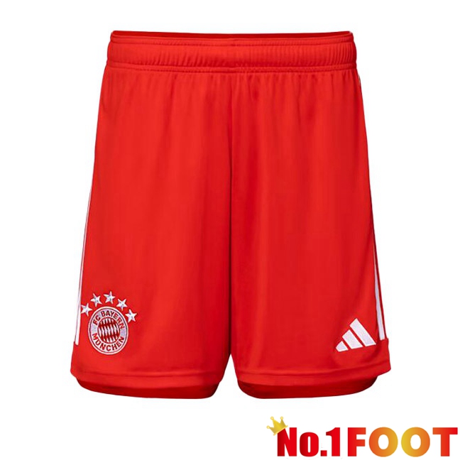 Bayern Munich Football Shorts Home Red 2023/2024