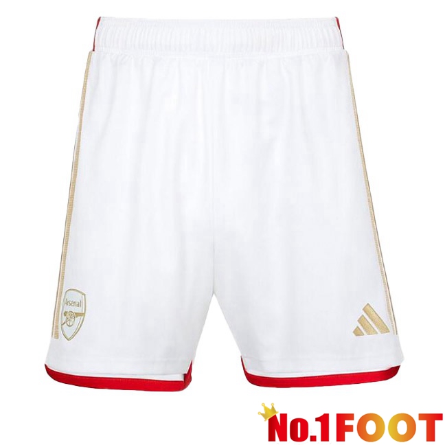 Arsenal Football Shorts Home White 2023/2024