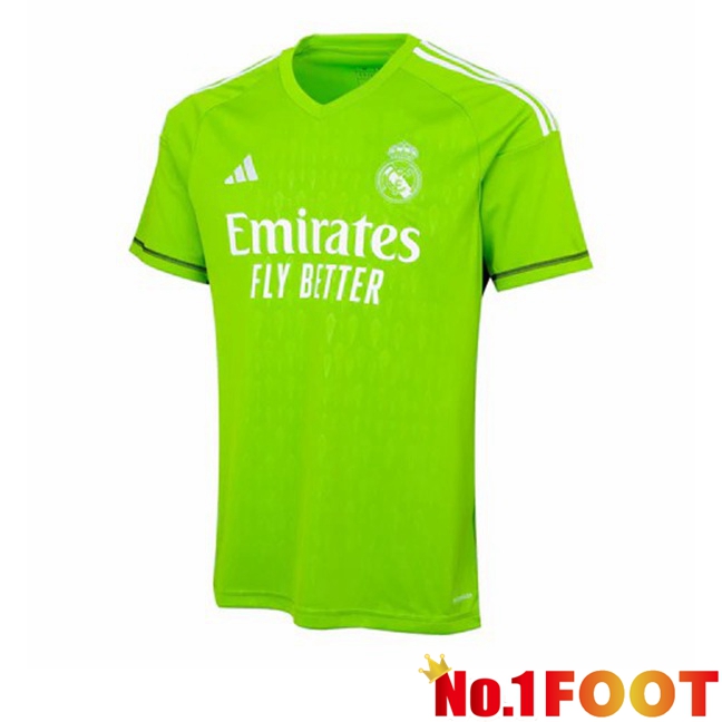 Real Madrid Goalkeeper Football Jersey Green 2023/2024