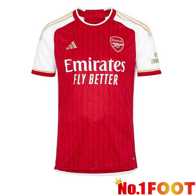 Arsenal Football Jersey Home Red White 2023/2024