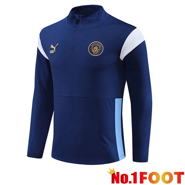 Manchester City Training Sweatshirt Royal Bluee 2023/2024 - Click Image to Close