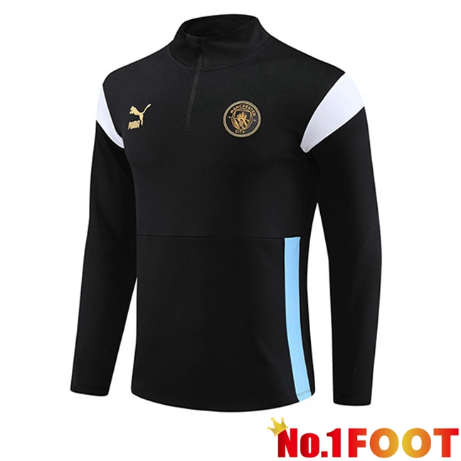 Manchester City Training Sweatshirt Black 2023/2024 - Click Image to Close