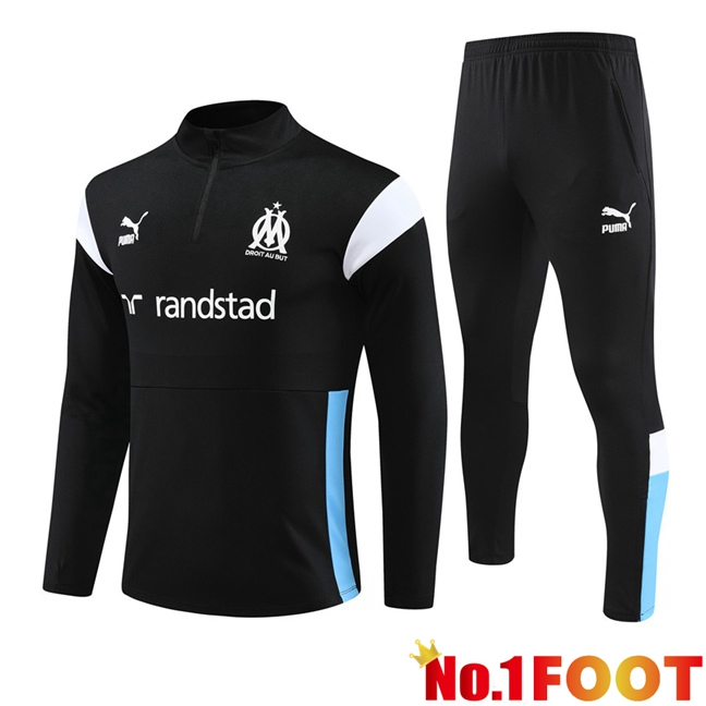 Marseille OM Training Tracksuit Suit Black 2023/2024