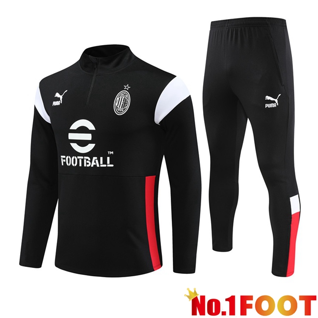 AC Milan Training Tracksuit Suit Black 2023/2024