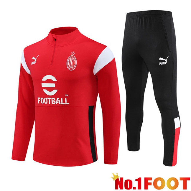 AC Milan Training Tracksuit Suit Red 2023/2024