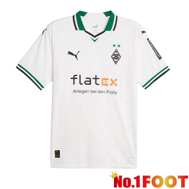 Monchengladbach Football Jersey Home White 2023/2024