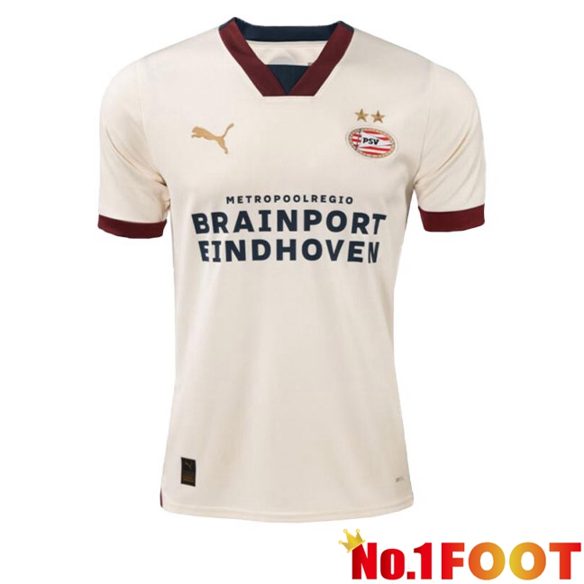 PSV Eindhoven Football Jersey Away Brown 2023/2024