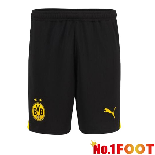 Dortmund BVB Football Shorts Home Black 2023/2024