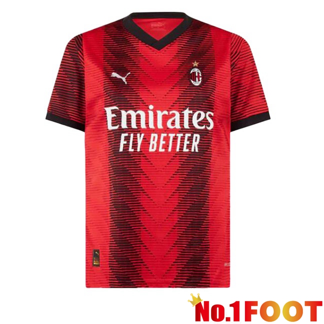 AC Milan Football Jersey Home Red 2023/2024