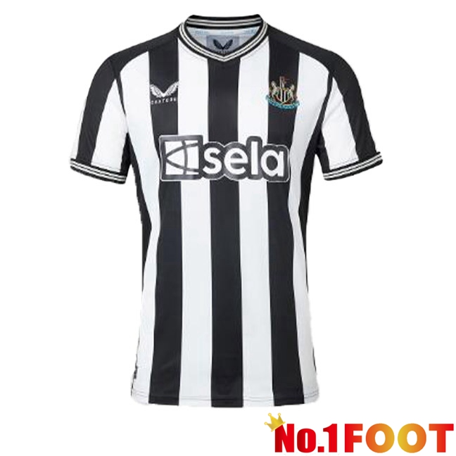 Newcastle United Football Jersey Home White Black 2023/2024