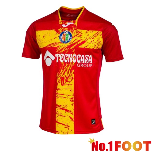 Getafe CF Football Jersey Away Red 2023/2024