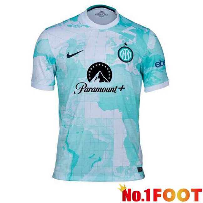 Inter Milan Football Jersey Special Edition White Green 2022/2023