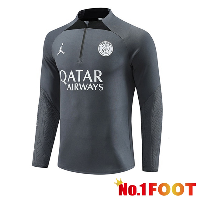 JORDAN Paris PSG Training Sweatshirt Grey 2023/2024