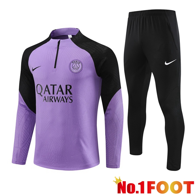 Paris PSG Training Tracksuit Suit Purple 2023/2024