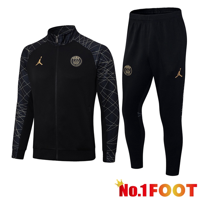 Paris PSG Training Jacket Suit Black 2023/2024