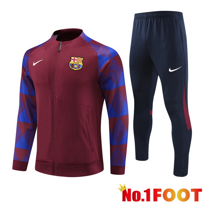 FC Barcelona Training Jacket Suit Red 2023/2024