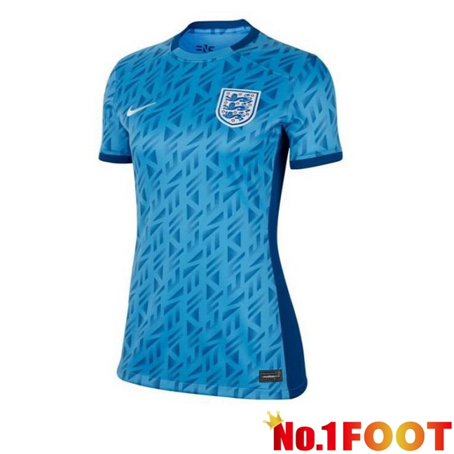 England Womens Football Jersey Away Blue 2023/2024