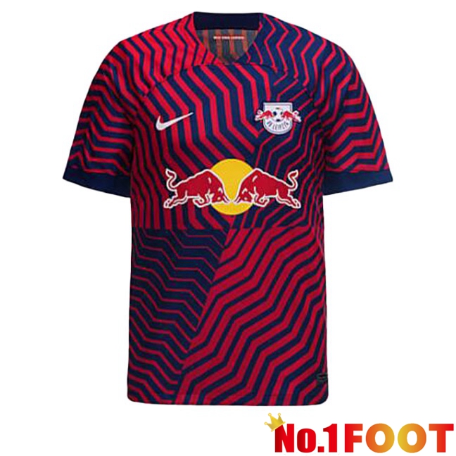 RB Leipzig Football Jersey Away Red 2023/2024