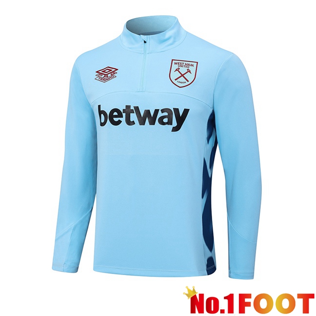 West Ham Training Sweatshirt Blue 2023/2024