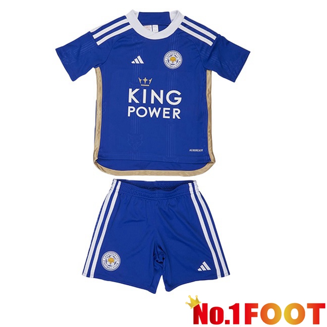 Leicester City Kids Football Jersey Home Blue 2023/2024