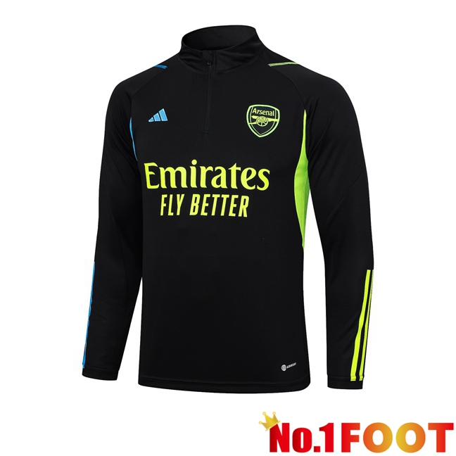 Arsenal Training Sweatshirt Black 2023/2024