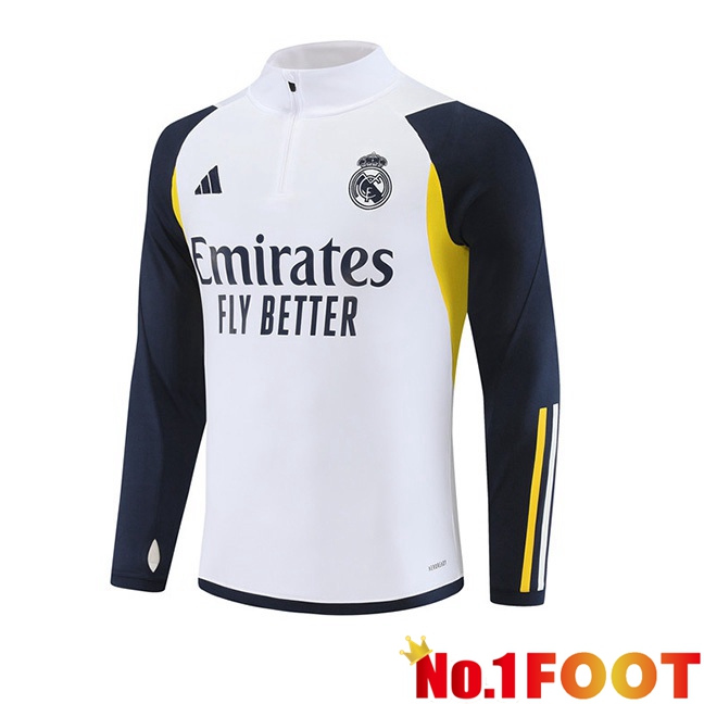 Real Madrid Training Sweatshirt White 2023/2024