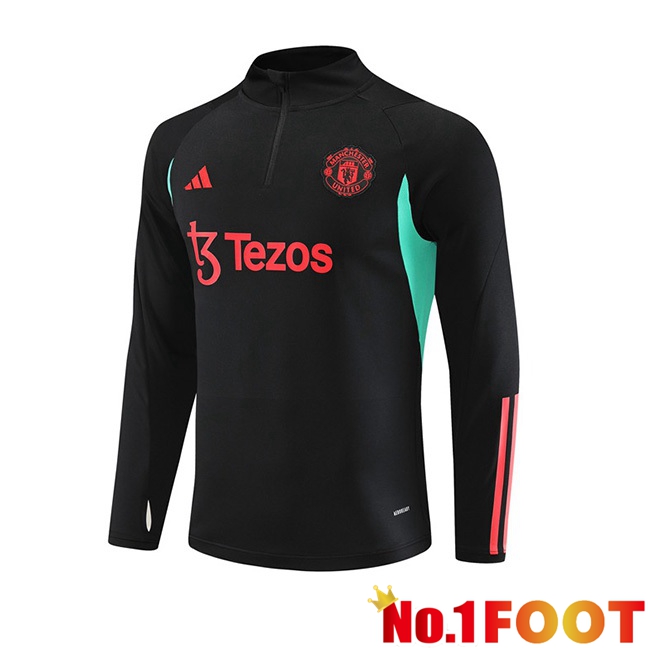 Manchester United Training Sweatshirt Black 2023/2024